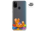 Funda Gel Transparente para Samsung Galaxy M30s / M21 diseño Leopardo Dibujos