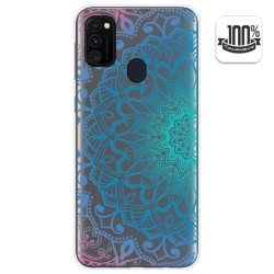 Funda Gel Transparente para Samsung Galaxy M30s / M21 diseño Mandala Dibujos