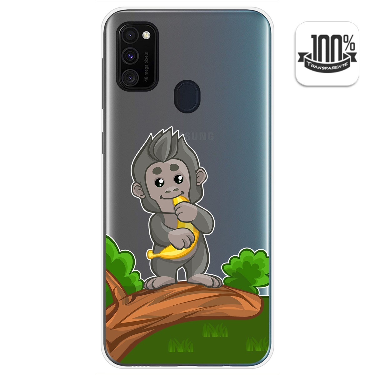 Funda Gel Transparente para Samsung Galaxy M30s / M21 diseño Mono Dibujos