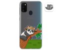 Funda Gel Transparente para Samsung Galaxy M30s / M21 diseño Panda Dibujos
