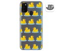 Funda Gel Transparente para Samsung Galaxy M30s / M21 diseño Pato Dibujos