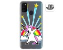 Funda Gel Transparente para Samsung Galaxy M30s / M21 diseño Unicornio Dibujos