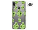 Funda Gel Transparente para Motorola Moto E6 Plus diseño Cactus Dibujos