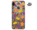 Funda Gel Transparente para Motorola Moto E6 Plus diseño Otoño Dibujos