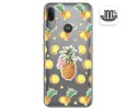 Funda Gel Transparente para Motorola Moto E6 Plus diseño Piña Dibujos