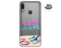 Funda Gel Transparente para Motorola Moto E6 Plus diseño Summer Dibujos
