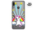 Funda Gel Transparente para Motorola Moto E6 Plus diseño Unicornio Dibujos