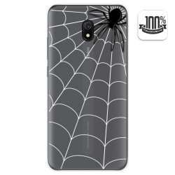 Funda Gel Transparente para Xiaomi Redmi 8A diseño Araña Dibujos