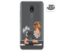 Funda Gel Transparente para Xiaomi Redmi 8A diseño Avestruz Dibujos