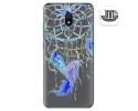 Funda Gel Transparente para Xiaomi Redmi 8A diseño Plumas Dibujos