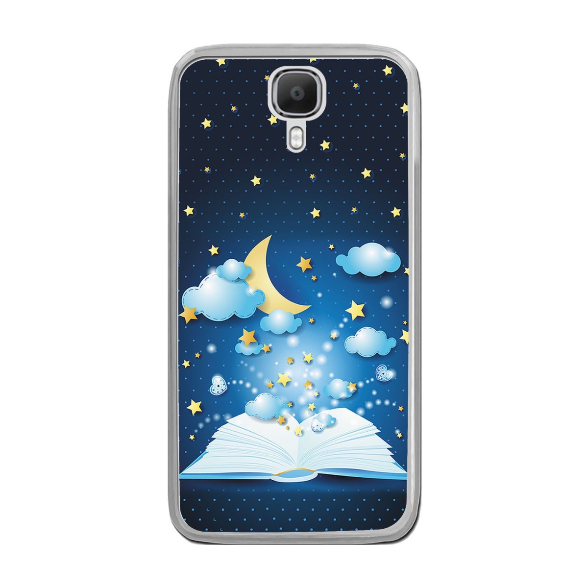 Funda Gel Tpu para Doogee X9 / X9 Pro  Diseño Libro Cuentos Dibujos