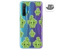 Funda Gel Transparente para Realme X2 diseño Cactus Dibujos