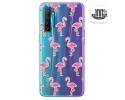 Funda Gel Transparente para Realme X2 diseño Flamenco Dibujos