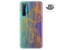Funda Gel Transparente para Realme X2 diseño Hojas Dibujos