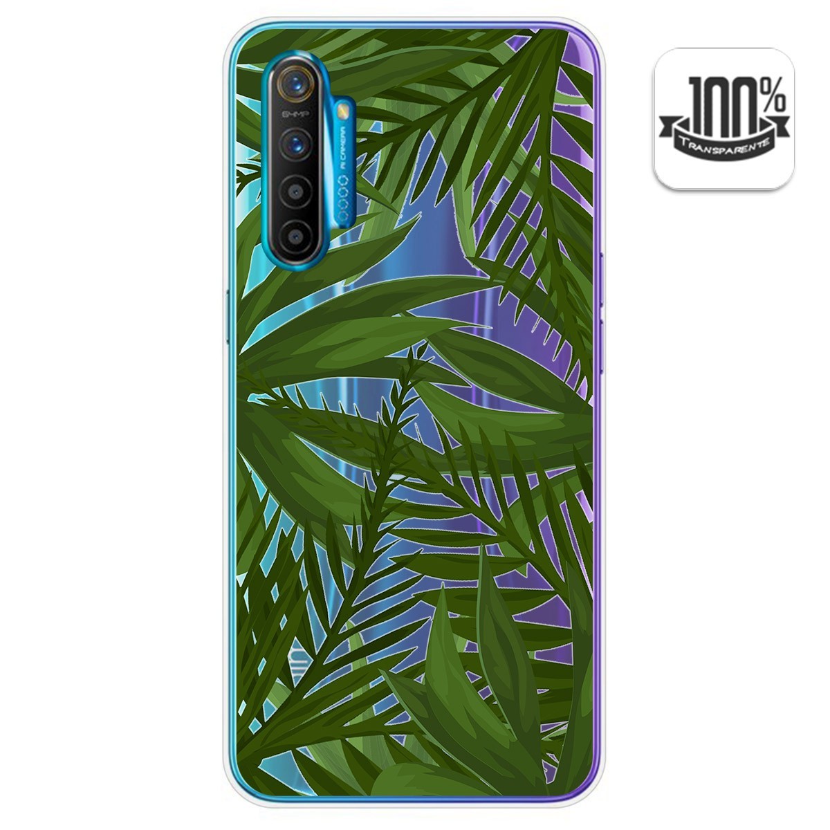 Funda Gel Transparente para Realme X2 diseño Jungla Dibujos