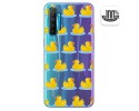 Funda Gel Transparente para Realme X2 diseño Pato Dibujos