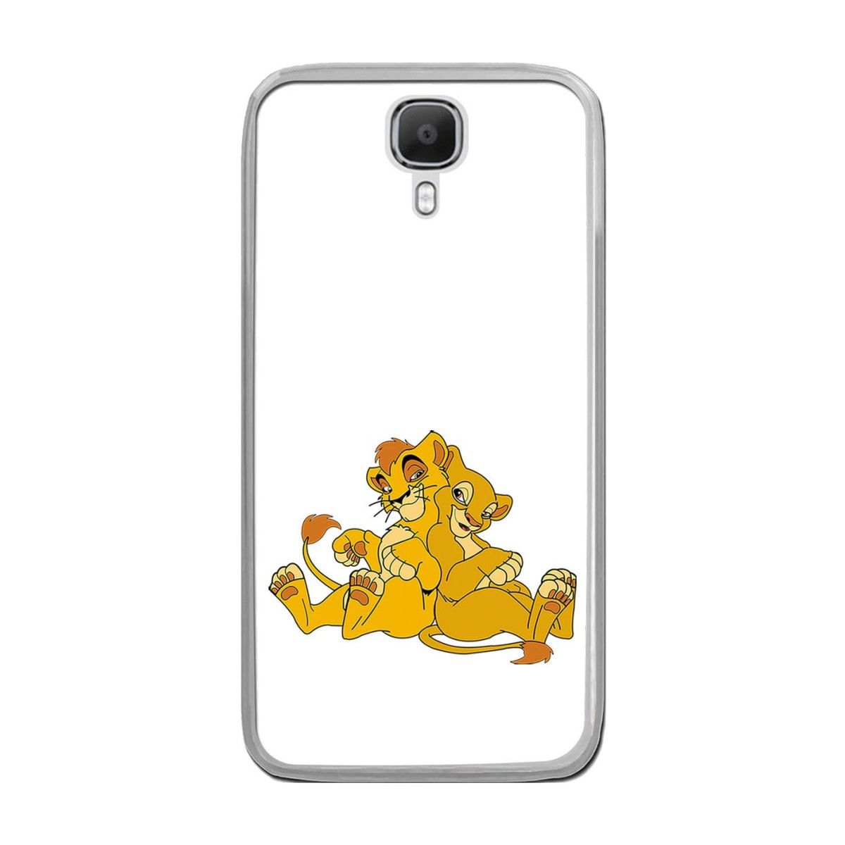 Funda Gel Tpu para Doogee X9 / X9 Pro  Diseño Leones Dibujos