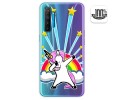 Funda Gel Transparente para Realme X2 diseño Unicornio Dibujos