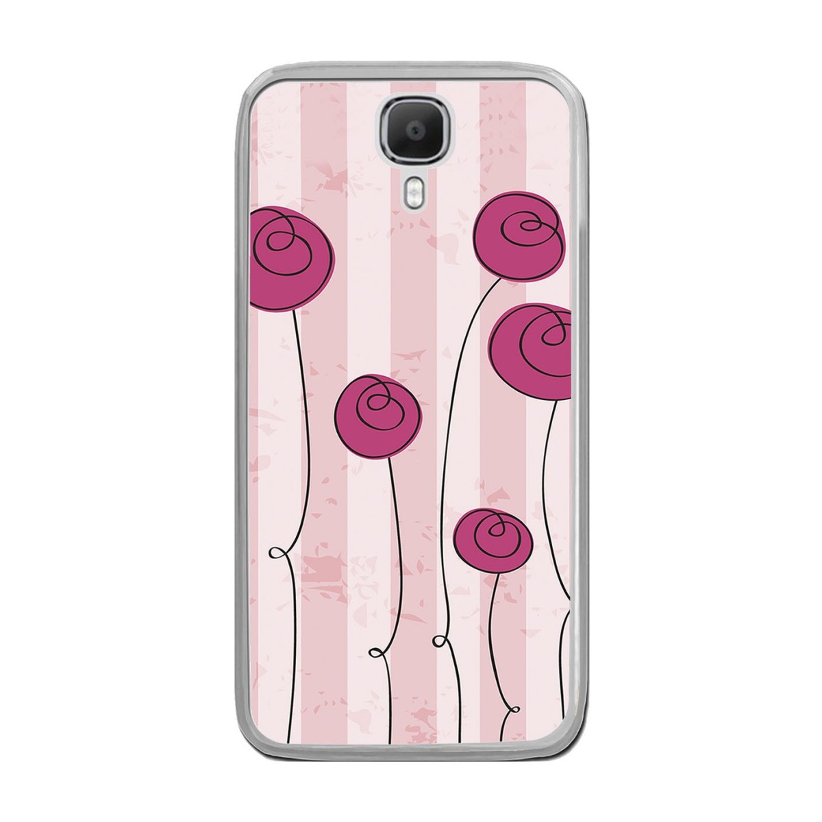Funda Gel Tpu para Doogee X9 / X9 Pro  Diseño Flores Vintage Dibujos