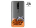 Funda Gel Transparente para Xiaomi Redmi 8 diseño Bufalo Dibujos