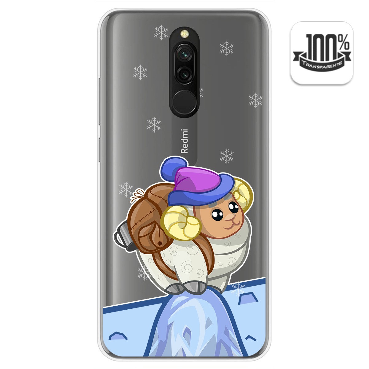 Funda Gel Transparente para Xiaomi Redmi 8 diseño Cabra Dibujos