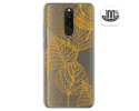 Funda Gel Transparente para Xiaomi Redmi 8 diseño Hojas Dibujos