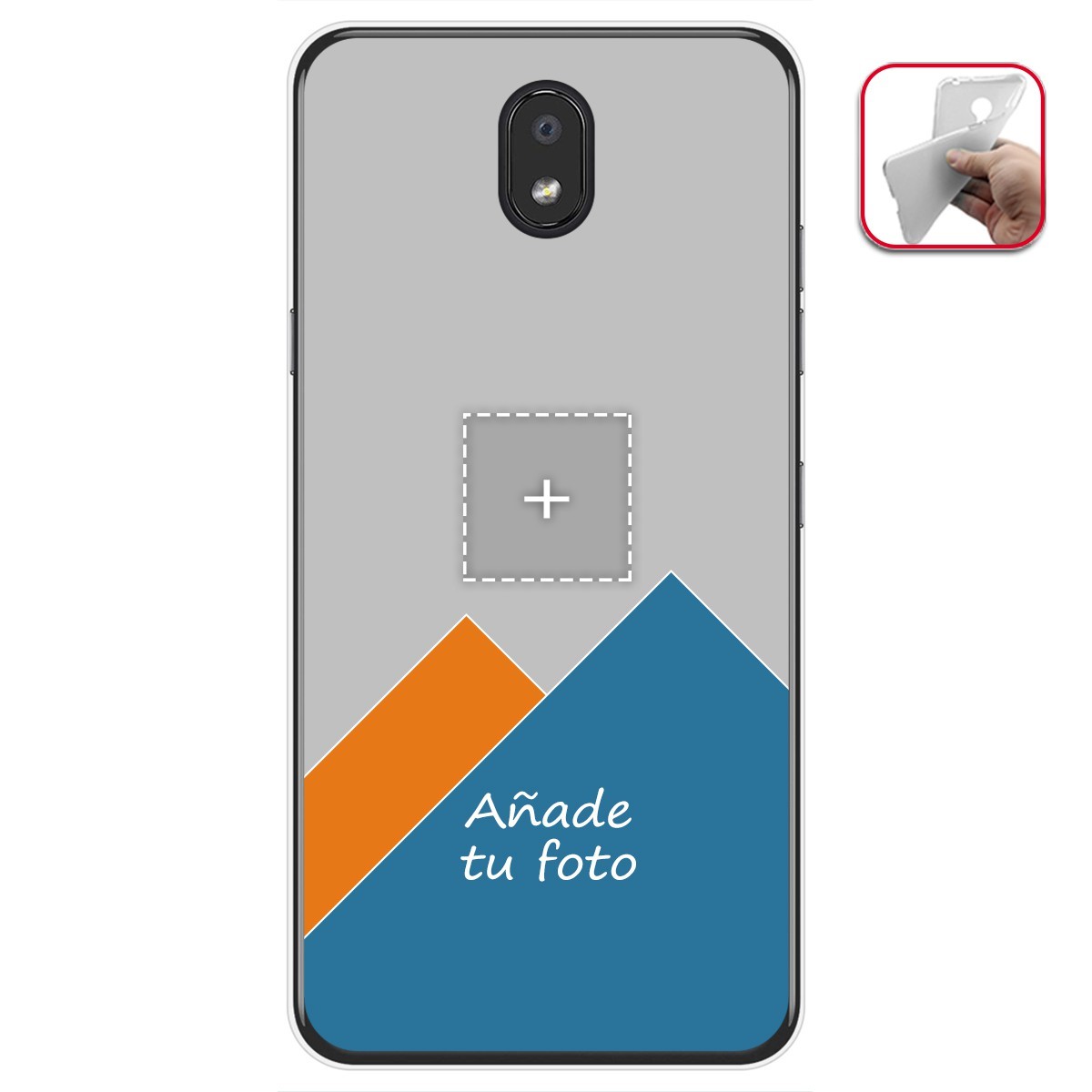 Personaliza tu Funda Gel Mate con tu Fotografia para Lg K30 dibujo personalizada