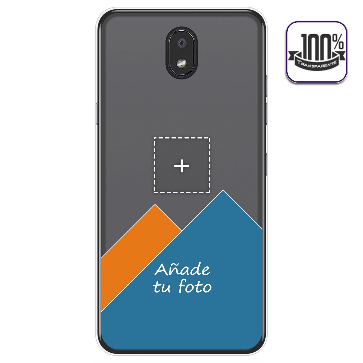 Personaliza tu Funda Gel 100% Transparente con tu Fotografia para Lg K30 dibujo personalizada