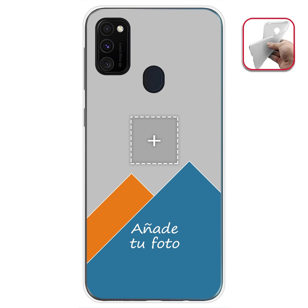 Personaliza tu Funda Gel Mate con tu Fotografia para Samsung Galaxy M30s / M21 dibujo personalizada