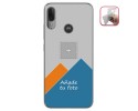 Personaliza tu Funda Gel Mate con tu Fotografia para Motorola Moto E6 Plus dibujo personalizada