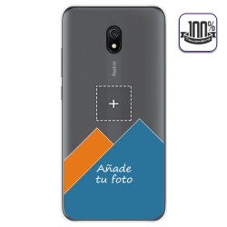 Personaliza tu Funda Gel 100% Transparente con tu Fotografia para Xiaomi Redmi 8A dibujo personalizada