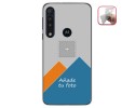 Personaliza tu Funda Gel Mate con tu Fotografia para Motorola One Macro dibujo personalizada