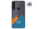 Personaliza tu Funda Gel 100% Transparente con tu Fotografia para Motorola One Macro dibujo personalizada