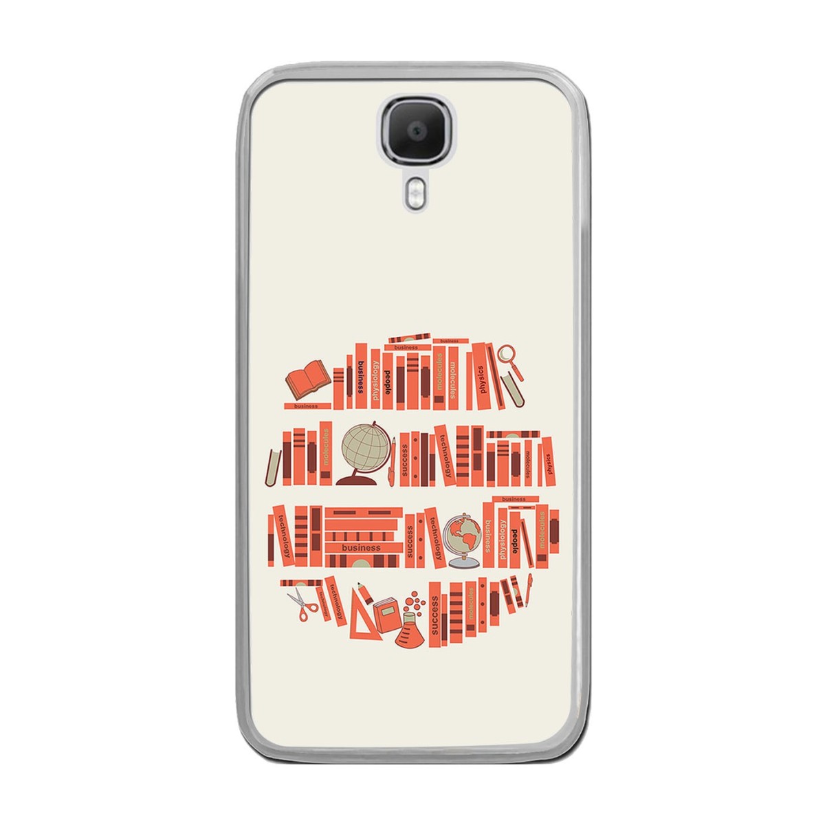 Funda Gel Tpu para Doogee X9 / X9 Pro  Diseño Mundo Libro Dibujos