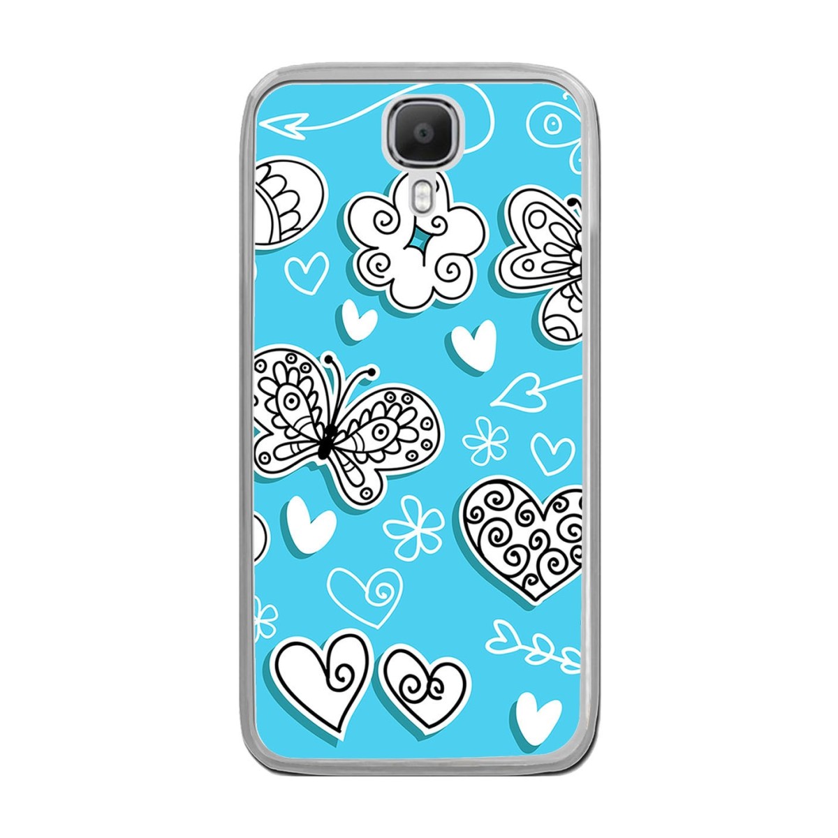 Funda Gel Tpu para Doogee X9 / X9 Pro  Diseño Mariposas Dibujos