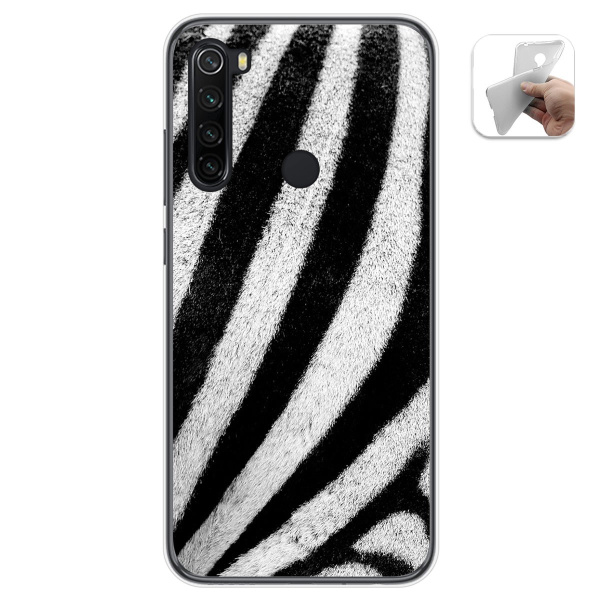 Funda Gel Tpu para Xiaomi Redmi Note 8T diseño Animal 02 Dibujos