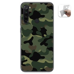 Funda Gel Tpu para Xiaomi Redmi Note 8T diseño Camuflaje Dibujos