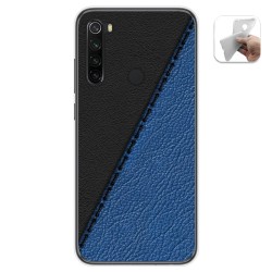 Funda Gel Tpu para Xiaomi Redmi Note 8T diseño Cuero 02 Dibujos