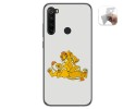 Funda Gel Tpu para Xiaomi Redmi Note 8T diseño Leones Dibujos