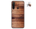Funda Gel Tpu para Xiaomi Redmi Note 8T diseño Madera 02 Dibujos