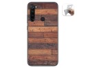 Funda Gel Tpu para Xiaomi Redmi Note 8T diseño Madera 03 Dibujos