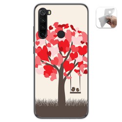 Funda Gel Tpu para Xiaomi Redmi Note 8T diseño Pajaritos Dibujos