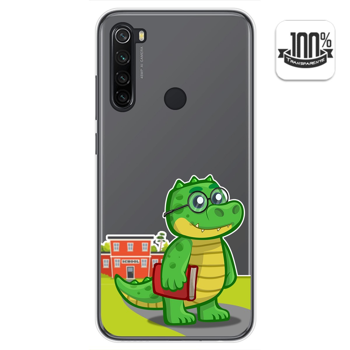 Funda Gel Transparente para Xiaomi Redmi Note 8T diseño Coco Dibujos