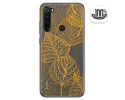 Funda Gel Transparente para Xiaomi Redmi Note 8T diseño Hojas Dibujos