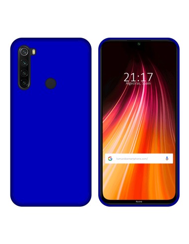 Funda Gel Tpu para Xiaomi Redmi Note 8 (2019/2021) Color Azul