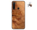 Funda Gel Tpu para Xiaomi Redmi Note 8 (2019/2021) diseño Madera 04 Dibujos