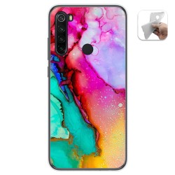 Funda Gel Tpu para Xiaomi Redmi Note 8 (2019/2021) diseño Mármol 15 Dibujos