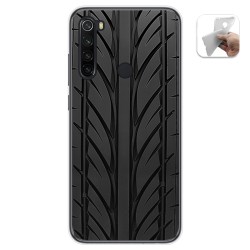 Funda Gel Tpu para Xiaomi Redmi Note 8 (2019/2021) diseño Neumatico Dibujos
