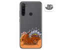 Funda Gel Transparente para Xiaomi Redmi Note 8 (2019/2021) diseño Bufalo Dibujos