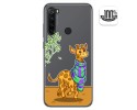 Funda Gel Transparente para Xiaomi Redmi Note 8 (2019/2021) diseño Jirafa Dibujos